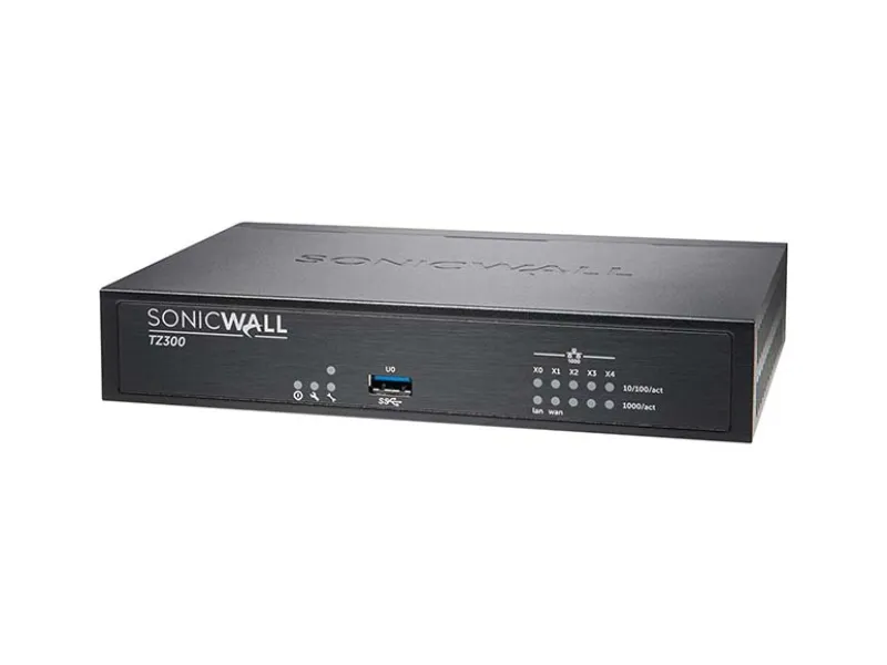 01-SSC-0575 SonicWall TZ300 Security Appliance with 2-Y...