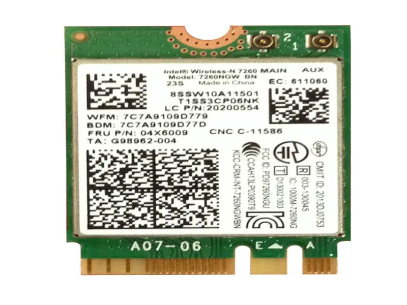 04X6009 Lenovo Wireless N Main Wi-Fi Card for ThinkPad ...