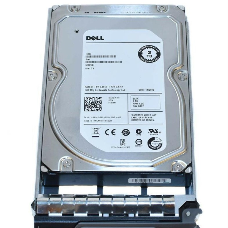 400-BLLI Dell 2TB 7200RPM SATA 6GB/s 512n Hot-Pluggable...