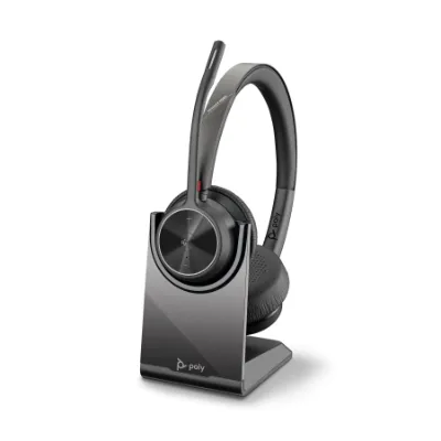218476-02 Poly Voyager 4320 UC Wireless Headset and Sta...