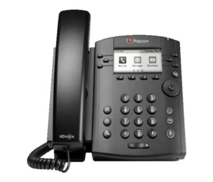 2200-48300-025 Polycom TDSourcing VVX 301 VoIP Phone 3-...