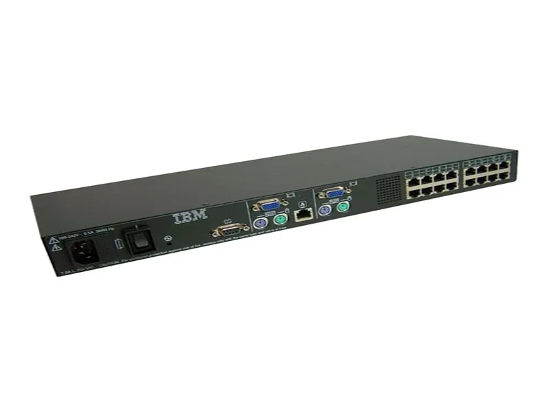 31R3143 IBM 2X16 LOCAL CONSOLE MANAGER KVM Switch - 16 ...