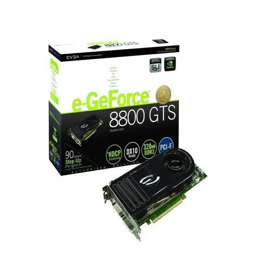 320-P2-N811-DX EVGA GeForce 8800 GTS 320MB GDDR3 320-Bi...