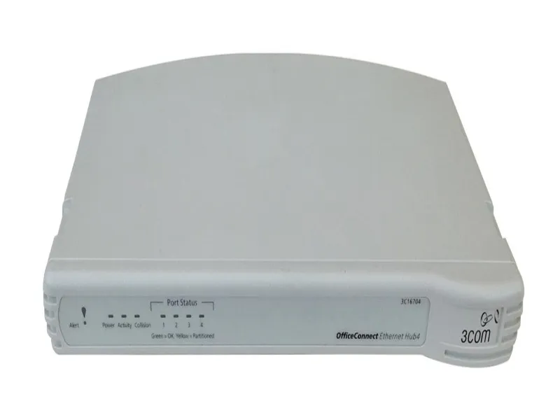 3C16704 3Com 4-Port 10MB/s OfficeConnect Ethernet Hub