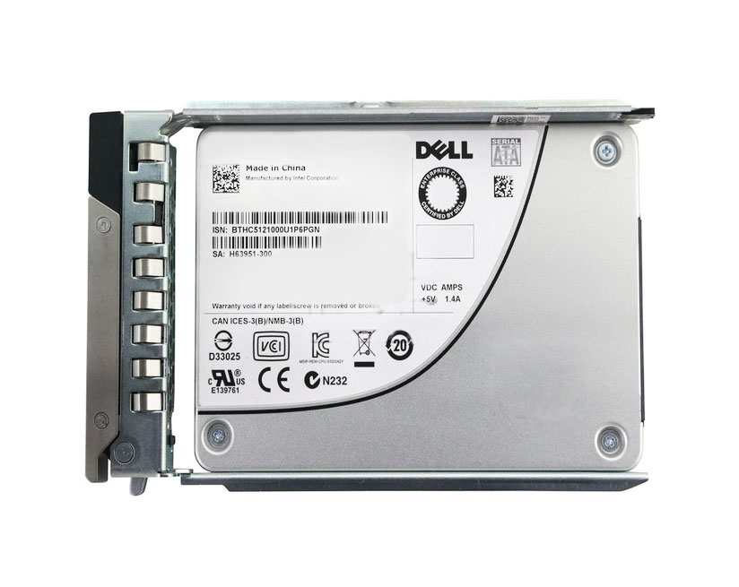 400-AMNL Dell 800GB SATA 6Gb/s Hot-Pluggable 2.5-inch M...