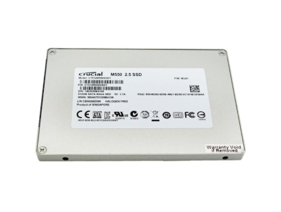 CT128M550SSD1 Crucial M550 Series 128GB Multi-Level Cel...
