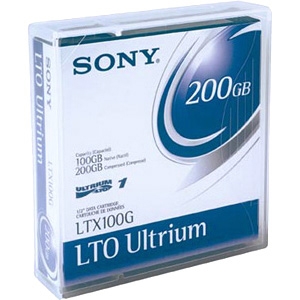LTX100 Sony 100GB/200GB LTO Ultrium 1 DATa Cartridge
