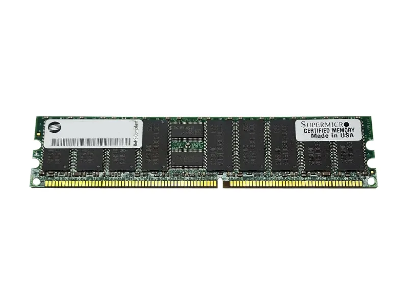 MEM-DR110-HL02 Supermicro 1GB DDR-400MHz PC3200 ECC Reg...