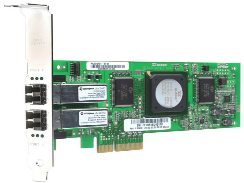 PX2510401-55 QLogic 4GB Dual Port PCI-Express Fibre Cha...