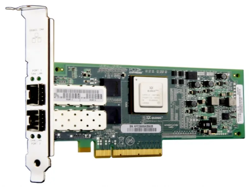 QLE8152CUE QLogic Dual Port 10GB/s Ethernet to PCI-E Co...