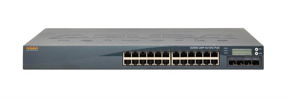 S2500-24P - Aruba Mobility Access Switch with 24 10/100...