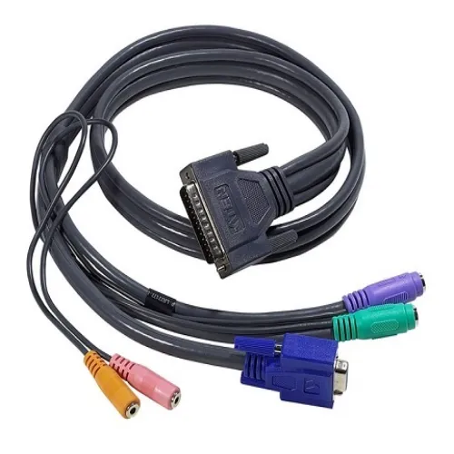 AF612A HP 6ft 1 x 4 KVM Console PS2 Cable
