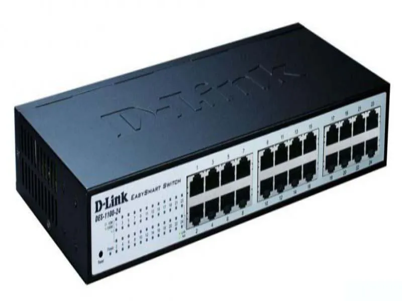 DES-1100-24 D-Link 24-Port EasySmart Network Ethernet S...