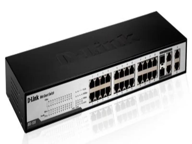 DES-1228 D-Link Web Smart 24-Port 10/100Mbps Switch wit...