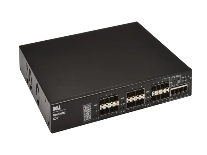 FN848 Dell PowerConnect 6224F 24-Port SFP Fibre Etherne...