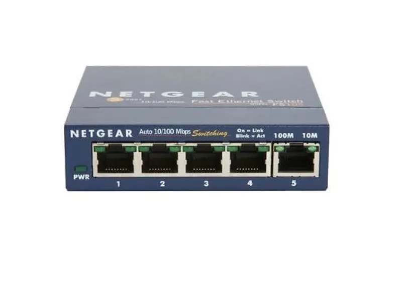 FS105NA Netgear 5-Port 10/100Base-TX Fast Ethernet Swit...