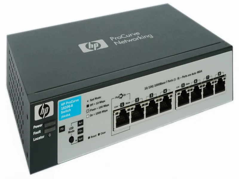 J9449A#ACC HP ProCurve 1810G-8 8-Ports 10/100/1000Base-...