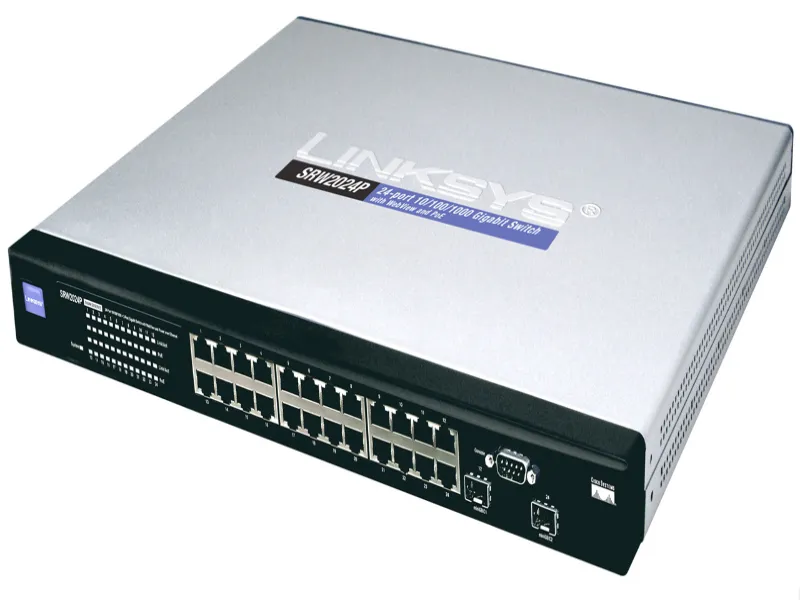 SRW2024P Linksys 24-Port Gigabit Managed Switch with We...