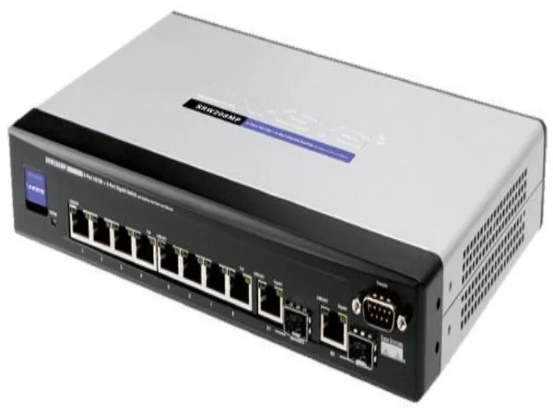 SRW208MP Linksys 8-Port 10/100 POE (8-Port) Switch SNMP...