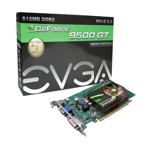 VCE512-P3-N953 EVGA GeForce 9500GT 512MB DDR2 PCI-Expre...