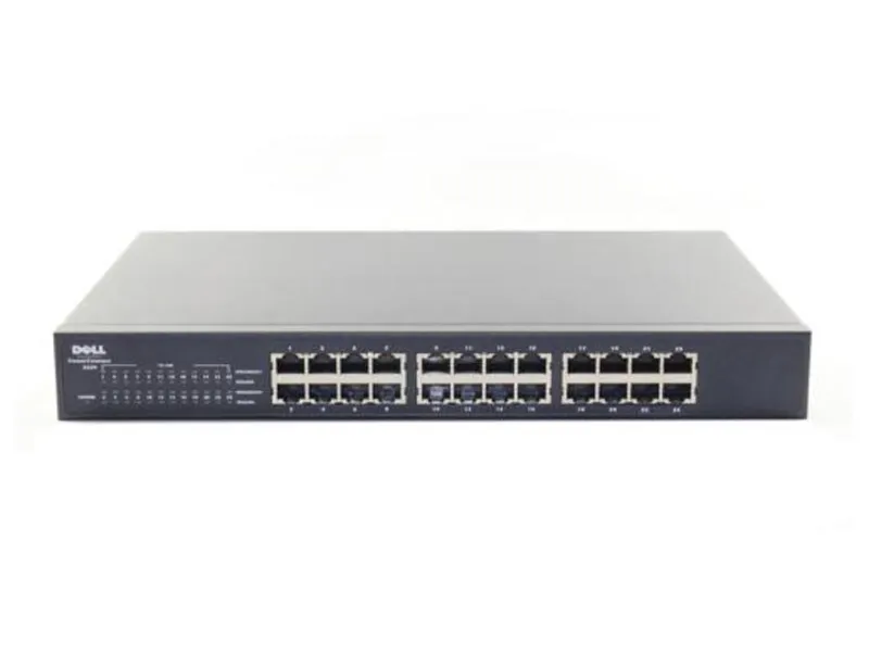 XJ022 Dell PowerConnect 2224 24-Ports 10/100 Fast Ether...